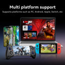 Multi-Platform Telescopic Gaming Controller - Hall Triggers, Esports 3D Joysticks & Macro Programming(white)