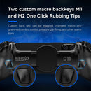 Multi-Platform Telescopic Gaming Controller - Hall Triggers, Esports 3D Joysticks & Macro Programming(White With radiator)