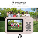 48MP Digital Camera with 16x Zoom & AF Autofocus - Full HD Vlogging Camera for Beginners & Kids(Green)