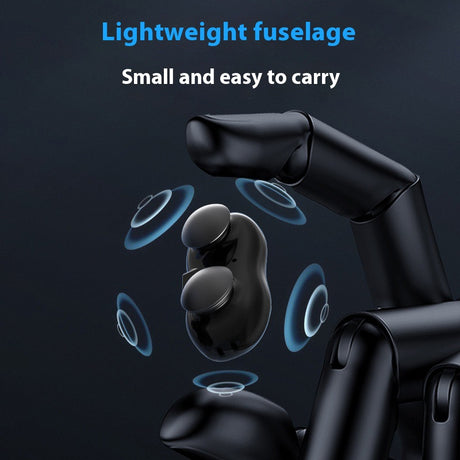 Smart Anti-Snoring Throat Massager - AI-Powered Vibration Sleep Aid, USB-C Rechargeable & Portable(black)