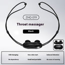 Smart Anti-Snoring Throat Massager - AI-Powered Vibration Sleep Aid, USB-C Rechargeable & Portable(black)