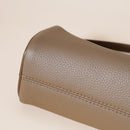 Genuine Leather Boston Bag - Mini Barrel Crossbody & Top Handle Purse(black)
