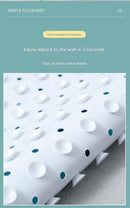 Non-Slip PVC Bath & Shower Mat with Suction Cups and Drainage Holes - Cartoon Ocean Theme(Submarine)