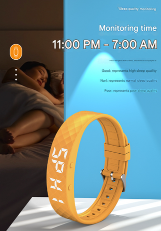 Rose Red Smart Vibrating Alarm Watch - Digital Fitness Tracker Wristband with Pedometer & Sleep Monitor