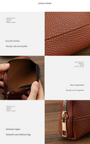 3 Pcs Beige Elegant Faux Leather Coin Purse - Mini Zipper Pouch & Compact Card Holder Wallet