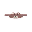 2 Pcs Brown Bear Adorable Animal Silicone Cup Carrier - Portable Reusable Handle for Water Cup(cup not included)