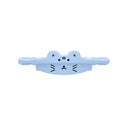 2 Pcs Blue Cat Adorable Animal Silicone Cup Carrier - Portable Reusable Handle for Water Cup(cup not included)