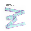 Blue and Purple 9-Loop Yoga Stretch Strap - Numbered Band for Flexibility and Physical Therapy