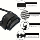 3 Pcs Size XL Black Breathable Mesh Dog Muzzle - Soft & Comfortable Guard to Prevent Biting, Allows Panting and Drinking