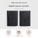 Dark Green 3-in-1 Magnetic Wallet for MagSafe - Slim PU Leather Card Holder with Kickstand