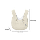 Grey Quilted Hands-Free Pet Carrier Sling - Comfortable Front Pack for Small Dogs & Cats