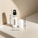 Champagne Chic Marble Travel Perfume Atomizer Set (3-Pack) - 5ml Leakproof Bottom-Fill Spray Bottles