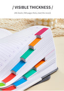 Purple A5 PU Leather Agenda for Productivity & Time Management-Undated Daily & Hourly Planner Pro