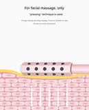 Light Pink Germanium Stone Facial Roller - Uplifting & Sculpting Beauty Massager for Face and Body