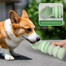 Green Portable Collapsible Pet Water Bottle for Dogs Outdoor Travel Drinking Dispenser Silicone Pet Water Cup