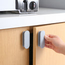 Grey 10-Pack No-Drill Window Handle Cabinet Pulls - Adhesive Mounting for Easy Installation