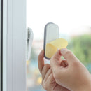 Grey 10-Pack No-Drill Window Handle Cabinet Pulls - Adhesive Mounting for Easy Installation