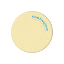 2 Pcs Yellow Quick-Dry Natural Diatom Mud Coaster - Absorbent Bathroom Sink Mat for Kitchen and Washroom Use