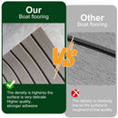Grey Striped EVA Boat Deck Mat - Waterproof Non-Slip Flooring for Yacht, Boat, and Outdoor Use(2400x300x6mm)