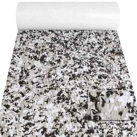 Snow Camouflage EVA Boat Deck Mat - Non-Slip, Waterproof Flooring for Yacht, Boat, and Outdoor Use(1200x300x5mm)