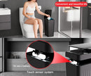 Grey Smart Sensor Trash Can – Slim, Durable, and Hands-Free Waste Bin for Kitchen, Bathroom, or Living Room
