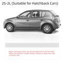 Silver 2S Universal Car Cover – 170T Taffeta Fabric, All-Weather Protection for Cars(3500×1700×1500MM)