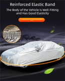 Silver 3S Universal Car Cover – 170T Taffeta Fabric, All-Weather Protection for Cars(4100×1700×1500MM)