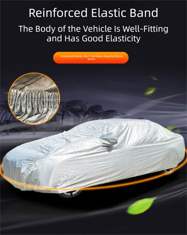 Silver YXXL Off-Road Vehicle Cover – 170T taffeta fabric, all-weather vehicle protection(5100×2000×1850MM)