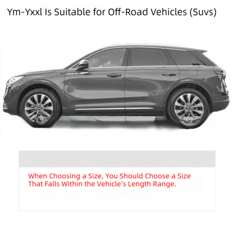 Silver YXXL Off-Road Vehicle Cover – 170T taffeta fabric, all-weather vehicle protection(5100×2000×1850MM)