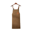 Blue 16-ounce Heavy-Duty Canvas Apron – Durable, Waterproof & Oil-Resistant Kitchen Workwear for Cooking and Crafting