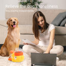 Yellow Interactive Duck-Shaped Automatic Pet Feeder – Smart Treat Dispenser for Cats & Dogs with 3 Adjustable Port Sizes