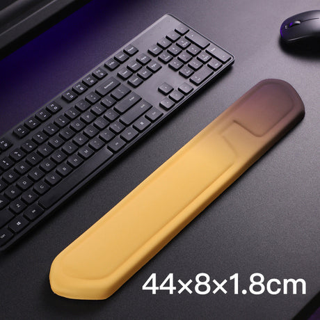 Yellow Comfortable Memory Foam Wrist Rest Set – Ergonomic Mouse Pad & Keyboard Hand Support for Office and Home Use