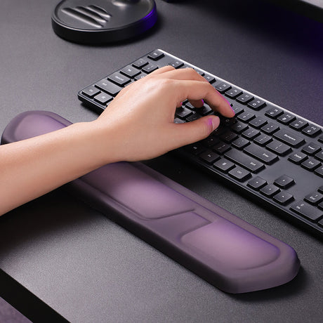 Yellow Comfortable Memory Foam Wrist Rest Set – Ergonomic Mouse Pad & Keyboard Hand Support for Office and Home Use