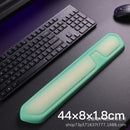 Green and White Comfortable Memory Foam Wrist Rest Set – Ergonomic Mouse Pad & Keyboard Hand Support for Office and Home Use