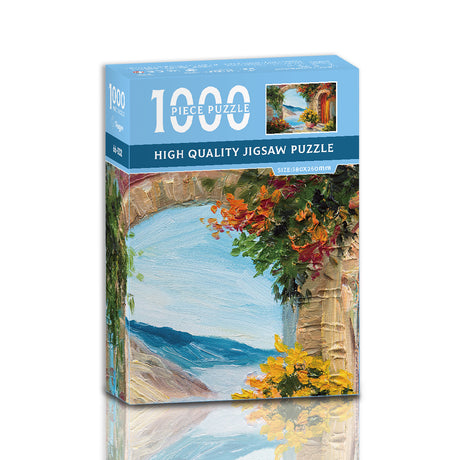 Seaside Garden 1000-Piece Jigsaw Puzzle – High-Quality Artistic Puzzle for Adults, Stress Relief & Mental Exercise（66-032）