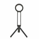 Silver Magnetic Phone Stand with Foldable Tripod & Carabiner Hook – Multi-Functional, Portable Smartphone Holder for Outdoor Use