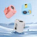 White High-Speed Mini Clip Fan with 360° Rotation – Portable, Rechargeable & Multi-Functional Cooling Solution