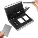 Gold High-Quality Aluminum SD & TF Card Case – Premium Storage Solution for Memory Cards(Memory card not included)