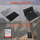 Blue High-Quality Aluminum SD & TF Card Case – Premium Storage Solution for Memory Cards(Memory card not included)