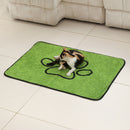 2 Pcs Artificial Grass Pet Mat – Soft, Fast-Drying & Non-Slip Sleeping Pad for Cats and Dogs(60*90cm)