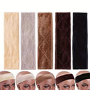 3-Pack Coffee Velvet Wig Headband – Soft, Stretchy & Secure Lace Wig Band for Seamless Hairpiece Fit