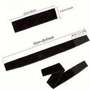 3-Pack Coffee Velvet Wig Headband – Soft, Stretchy & Secure Lace Wig Band for Seamless Hairpiece Fit