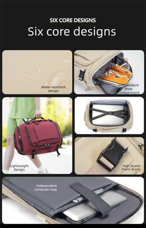 Yellow Stylish & Spacious Backpack – Lightweight, Expandable Travel & Daily Use Rucksack (31×20×43cm)