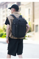 Orange Stylish & Spacious Backpack – Lightweight, Expandable Travel & Daily Use Rucksack (31×20×43cm)