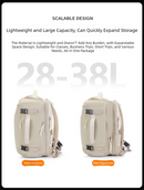 Green Stylish & Spacious Backpack – Lightweight, Expandable Travel & Daily Use Rucksack (31×20×43cm)