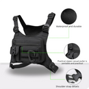 Brown Outdoor Tactical Chest Pack – Lightweight Running & Hiking Vest for Men (27×17×5cm)