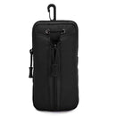 Black Multi-Functional Outdoor Water Bottle & Phone Pouch – Tactical Zippered Waist Pack for Travel, Hiking, and Daily Use