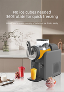 Dark Grey Compact Home Cold Drink & Ice Cream Maker – Multi-Functional Slush, Milkshake, Coffee, Cocktail & Ice Cream Machine with Auto-Clean Function (AU Plug)