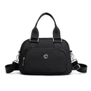 Black Large Capacity Single Shoulder Bag – Waterproof Nylon Tote with Adjustable Strap, Multi-Functional Design for Everyday Use