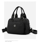Black Large Capacity Single Shoulder Bag – Waterproof Nylon Tote with Adjustable Strap, Multi-Functional Design for Everyday Use